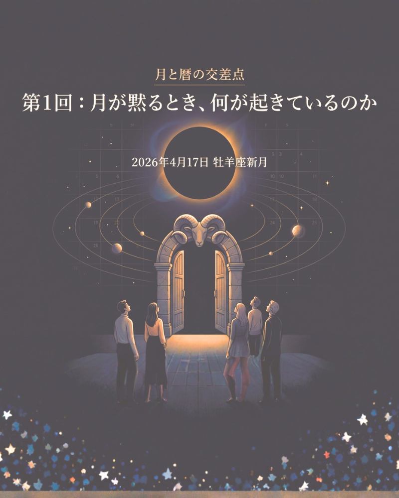 月が黙るとき、何が起きているのか